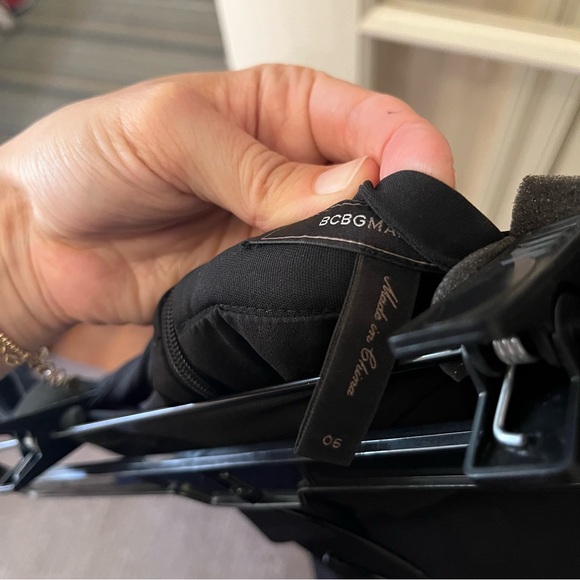 BCBG black Beverly peplum formal black tie maxi skirt - Picture 7 of 9